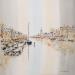 Painting Bateau a quai by Rousseau Patrick | Painting Figurative Oil Landscapes Marine