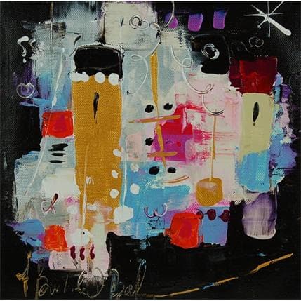 Painting Rue d'orient by Bastide d´Izard Armelle | Painting Abstract Acrylic