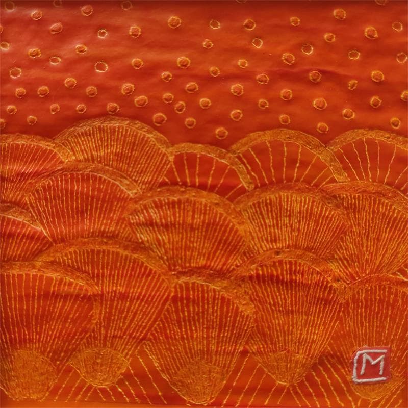 Painting Vitamines by Caviale Marie | Painting Raw art Minimalist