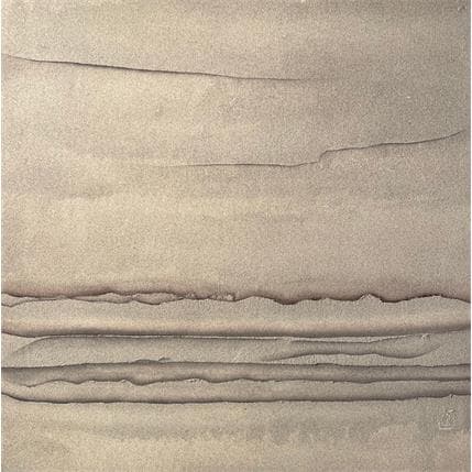 Peinture Carré sérénité VII par CMalou | Tableau Abstrait minimaliste