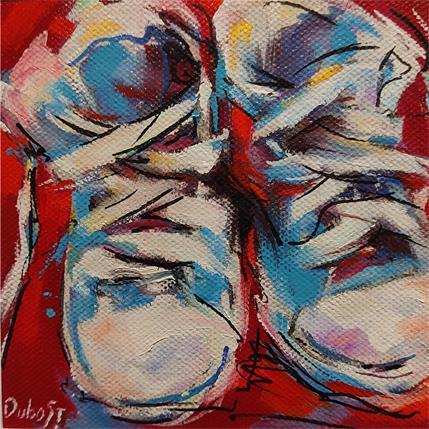 Painting En lacets by Dubost | Painting Figurative Acrylic still-life