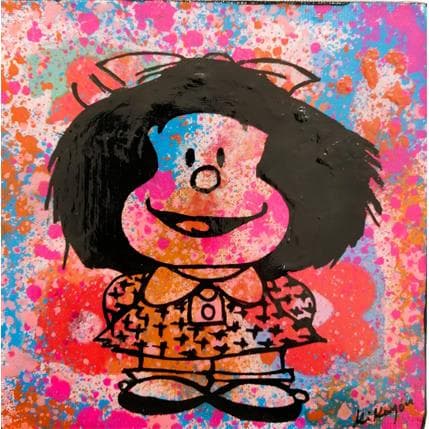 Painting Mafalda by Kikayou | Painting Pop art Mixed Pop icons