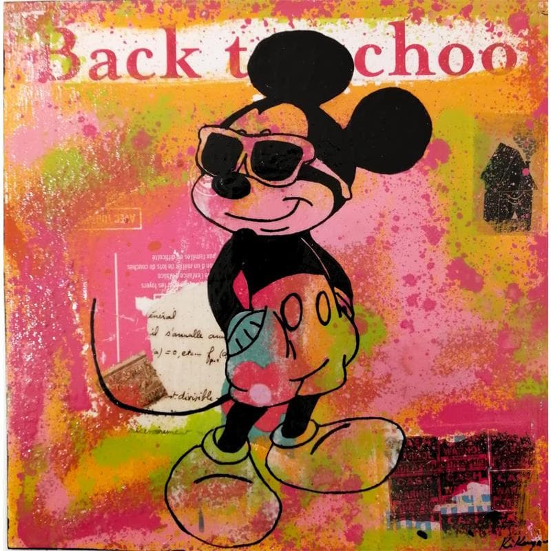 Painting Mickey by Kikayou | Painting Pop art Mixed Pop icons