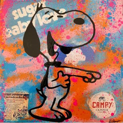Painting Snoopy mdr by Kikayou | Painting Pop-art Pop icons