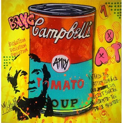 Painting Campbell's Bang by Molla Nathalie  | Painting  Pop icons