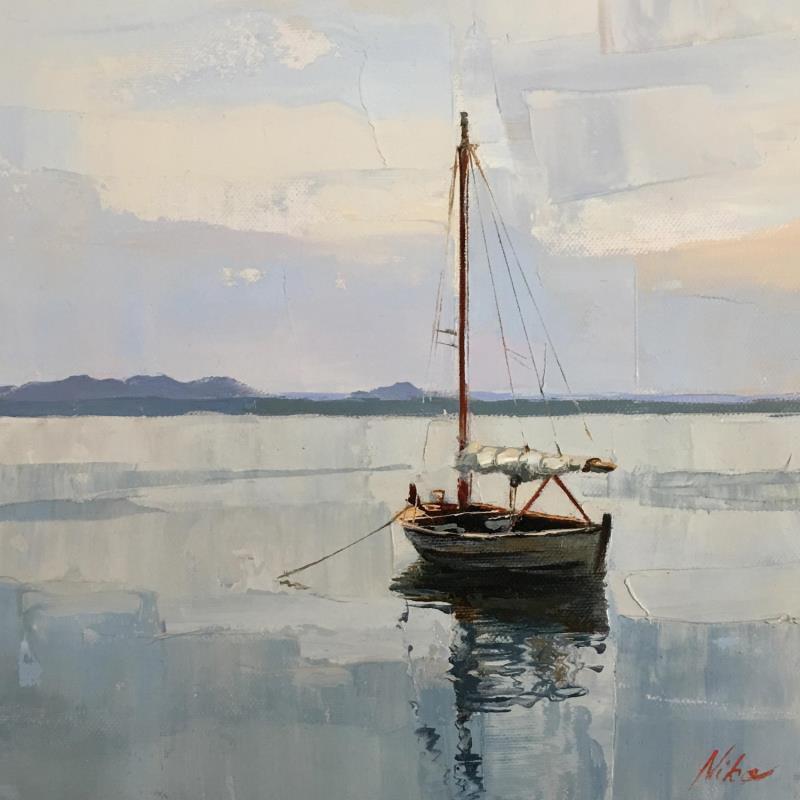 Gemälde Yacht von Niko Marina  | Gemälde Figurativ Marine Öl
