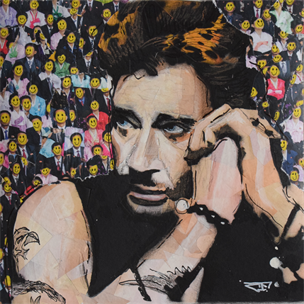 Painting Johnny by G. Carta | Painting Pop art Mixed Pop icons, Pop icons