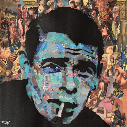 Painting Brel by G. Carta | Painting Pop art Mixed Pop icons