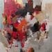 Gemälde No reason for anxiety von Virgis | Gemälde Abstrakt Minimalistisch Öl