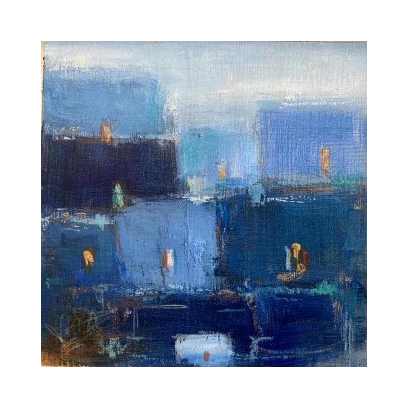 Painting Blue Marocco 1 by Solveiga | Painting