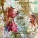 Peinture Prière de Diaprée par Sablyne | Tableau Art Singulier Portraits Acrylique