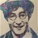 Painting John Lennon Imagine by Schroeder Virginie | Painting Pop-art Pop icons Acrylic