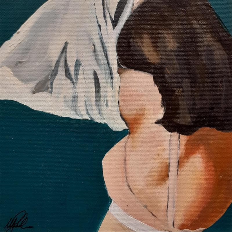 Painting Vesso donna by Gallo Manuela | Painting Figurative Acrylic Life style