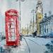 Peinture London par Raffin Christian | Tableau
