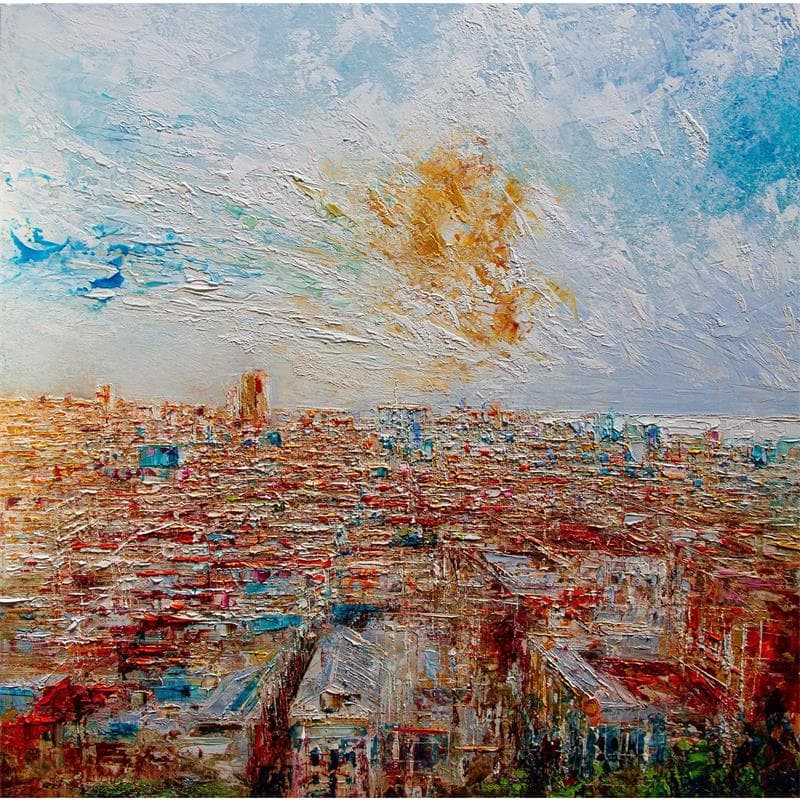 Gemälde Havana von Reymond Pierre | Gemälde Figurativ Urban Öl