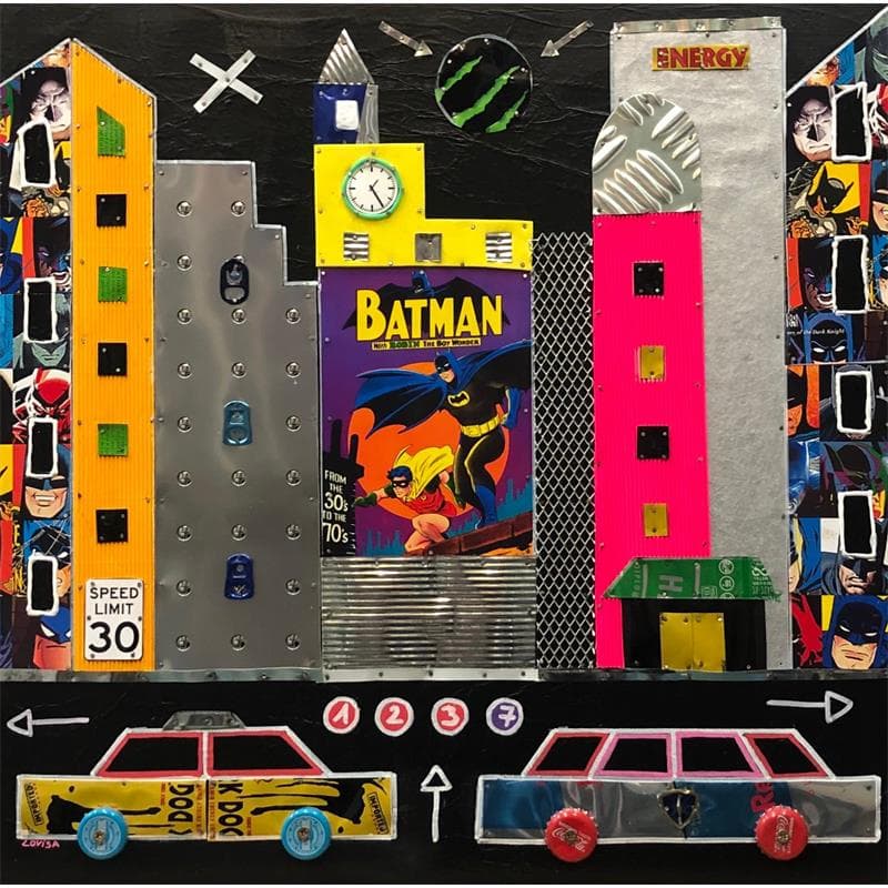 Gemälde Batman addict von Lovisa | Gemälde