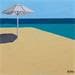Peinture Beach umbrella par Al Freno | Tableau