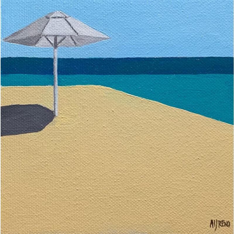 Painting Beach umbrella by Al Freno | Painting