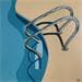 Peinture Blue pearl par Al Freno | Tableau