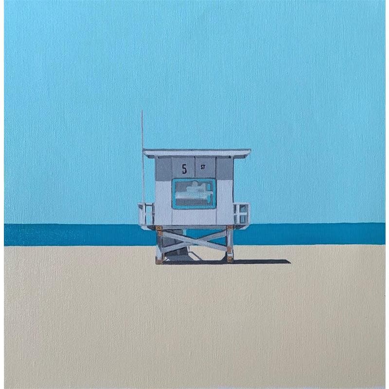Painting Une journée à la plage by Al Freno | Painting