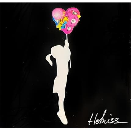 Peinture Catch love III par Hokiss | Tableau Pop Art Mixte icones Pop