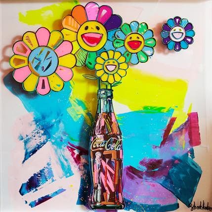 Peinture Fresh bottle par Shokkobo | Tableau Pop Art Mixte icones Pop