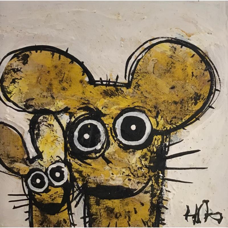 Painting FIFY ET LAURY LES SOURIS by Maury Hervé | Painting