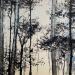 Peinture Forêt abstraite 2 par Locoge Alice | Tableau Acrylique