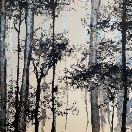 Painting Forêt abstraite 2 by Locoge Alice | Painting  Acrylic