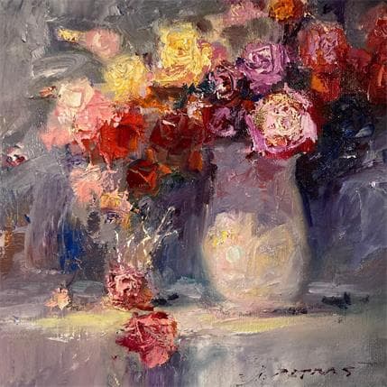 Painting Roses are waiting by Petras Ivica | Painting