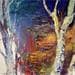Painting White tree by Petras Ivica | Painting Oil