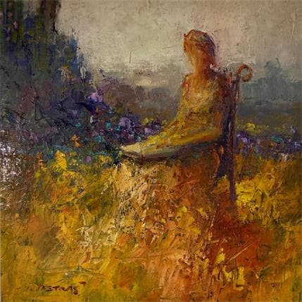Painting Yellow poetry by Petras Ivica | Painting