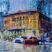 Painting Academy of music by Frédéric Thiery | Painting Figurative Acrylic Urban