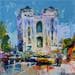 Painting Divine Lorraine by Frédéric Thiery | Painting Figurative Urban Acrylic