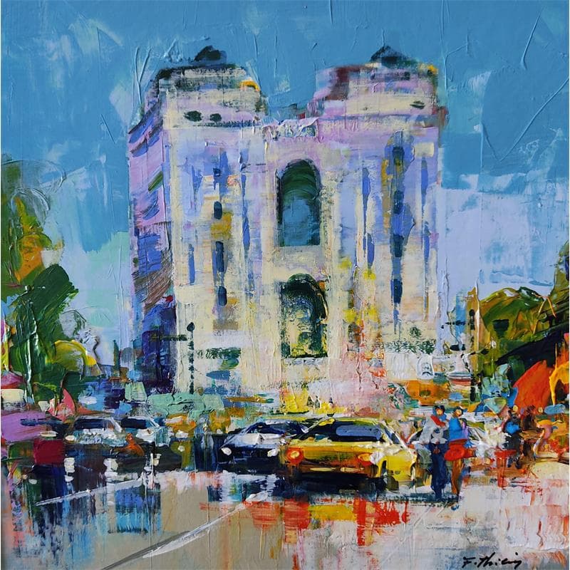 Painting Divine Lorraine by Frédéric Thiery | Painting Figurative Acrylic Urban