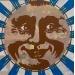 Peinture Positive face par Okuuchi Kano  | Tableau Pop-art Icones Pop Carton