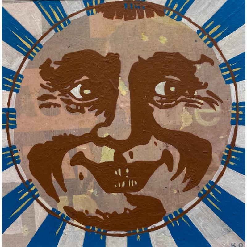 Gemälde Positive face von Okuuchi Kano  | Gemälde Pop-Art Pop-Ikonen Pappe