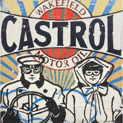 Painting Castrol by Okuuchi Kano  | Painting Pop-art Acrylic, Cardboard Pop icons