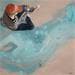 Peinture Casquette d'estran par Sand | Tableau Figuratif Scènes de vie Acrylique