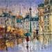 Painting Paris... Otono,llueve by Jmara Tatiana | Painting