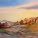 Painting Sedona 64 by Seruch Capouillez Isabelle | Painting Figurative Landscapes Watercolor