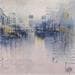 Painting BRUME by Levesque Emmanuelle | Painting Abstract Oil Urban