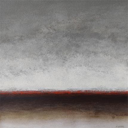 Peinture Horizon par Geyre Pascal | Tableau Abstrait minimaliste
