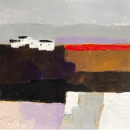 Peinture Eloquence  par Shelley | Tableau Abstrait Huile minimaliste, Paysages, Vues marines