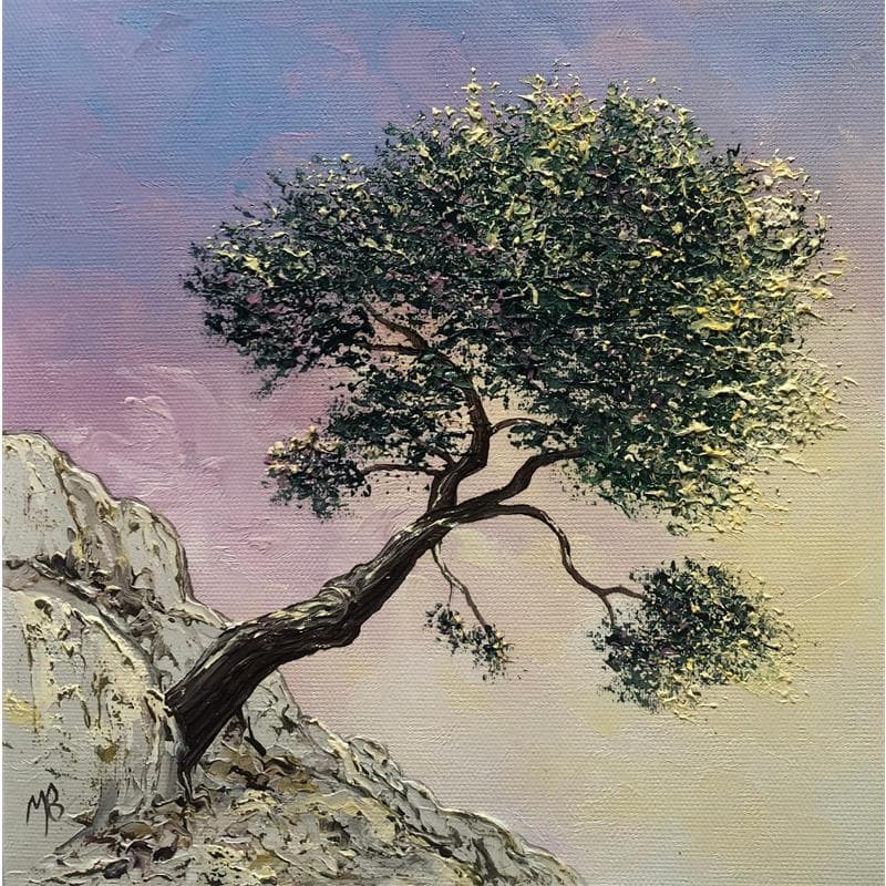 Gemälde Intrépide nature von Blandin Magali | Gemälde Figurativ Landschaften Öl
