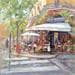 Peinture Café de Flore Paris par  | Tableau