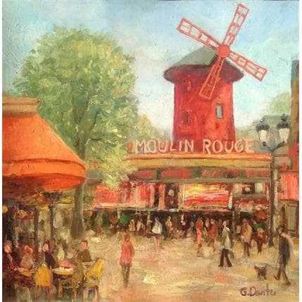 Painting Moulin Rouge by Dontu Grigore | Painting