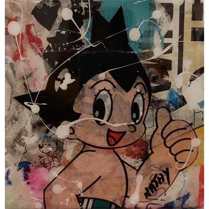 Peinture Astro baby par Nathy | Tableau Pop Art Mixte icones Pop