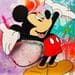Painting Mr Mickey by Mestres Sergi | Painting Pop-art Pop icons Graffiti