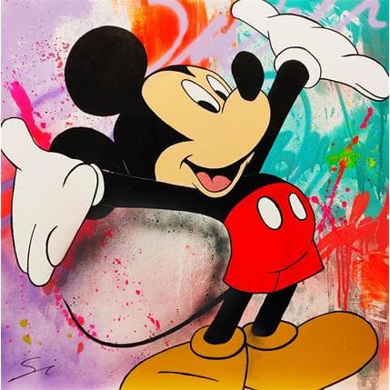 Painting Mr Mickey by Mestres Sergi | Painting Pop art Mixed Pop icons